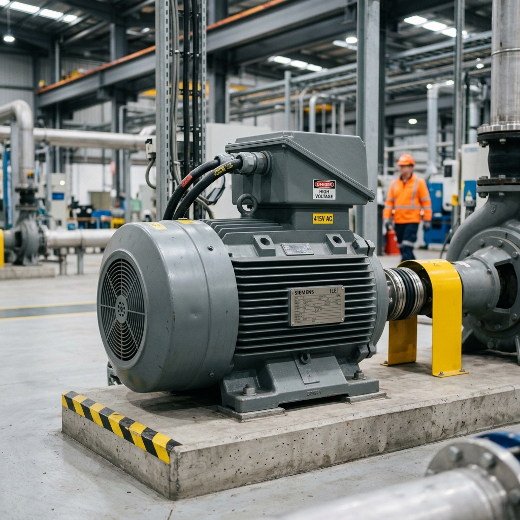 elektromotor vibriert