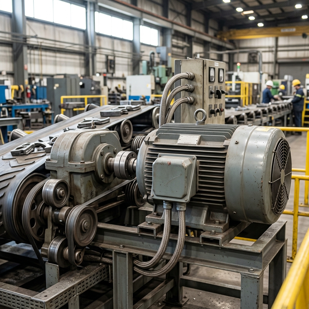 elektromotor vibriert